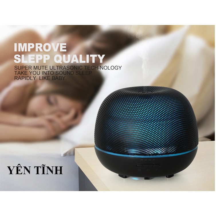 &lt;Hãng Ellestfun&gt; Máy phun tinh dầu tròn sắt remote điều khiển từ xa, phun 15H, Bảo hành 6 tháng, công suất lớn