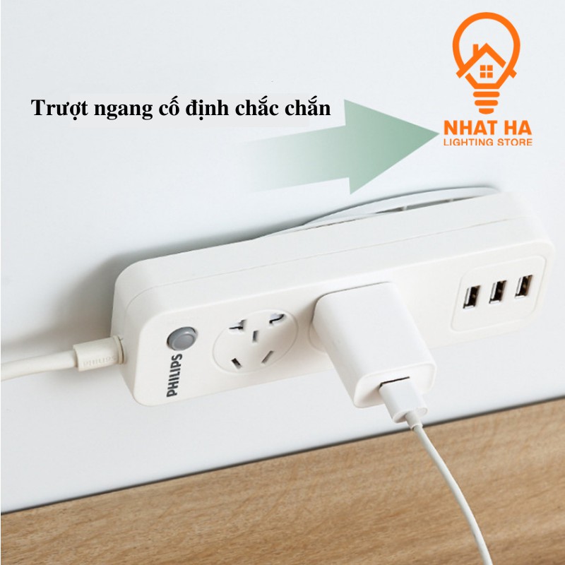 Giá đỡ ổ cắm điện dán tường Nhật Hạ. Miếng dán dạng trượt treo cục phát wifi, cố định remote tháo lắp tiện lợi.