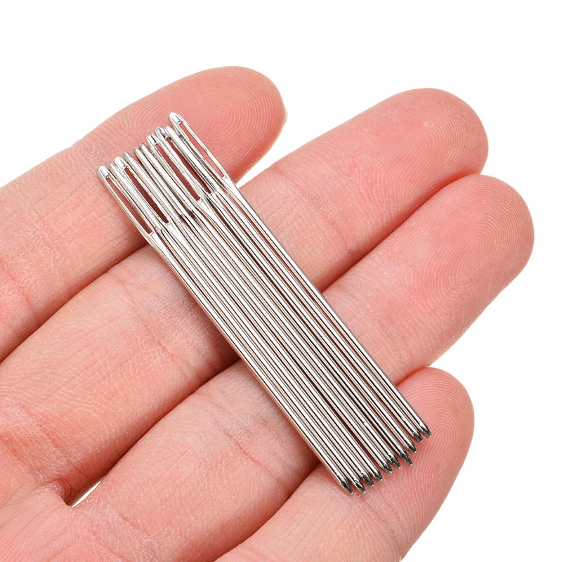 PTPTRATE ★10pcs 5cm Large Eye Embroidery Tapestry Darning Needle Sewing Bees Crafts Tools