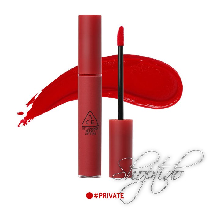 [18 Màu] Son 3CE VELVET LIP TINT Auth cam kết hàng Chính hãng, Check mã Hidden tag