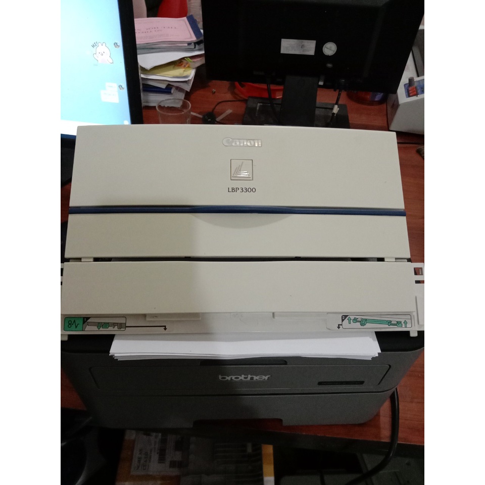 Bộ vỏ nắp trước máy in 3300 - nắp trên, nắp khay giấy, nắp khay tay Canon 3300