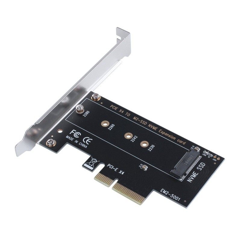 Card Chuyển Đổi Pci-E 3.0 X4 Sang M.2 Ngff M Cho Máy Tính Để Bàn 2230 2242 2260 2280