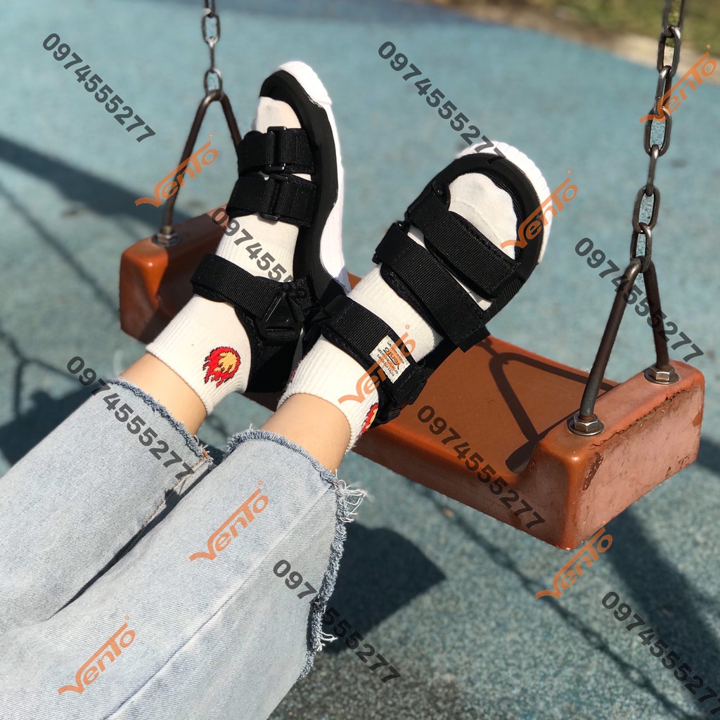 SANDAL UNISEX NAM NỮ- HÀNG VIỆT XUẤT NHẬT NV9801 ĐEN TRẮNG