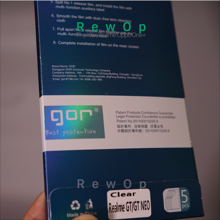 Dán dẻo GOR cho Realme GT, GT Neo, Neo2T, Q3 Pro, Oppo Reno 5, Reno 6 5G