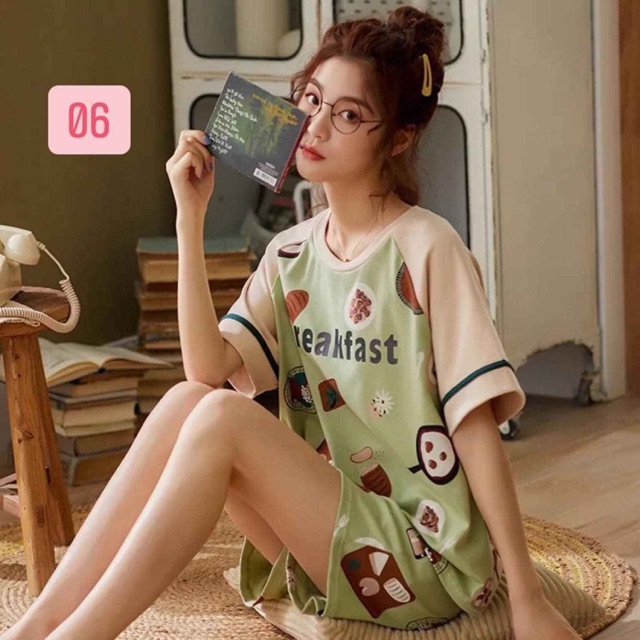 Bộ đồ ngủ kute chất cotton