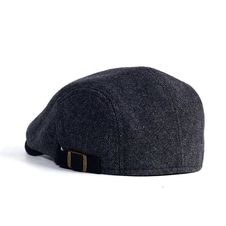 Mũ Beret Sọc Vằn Phong Cách Vintage Cho Nam