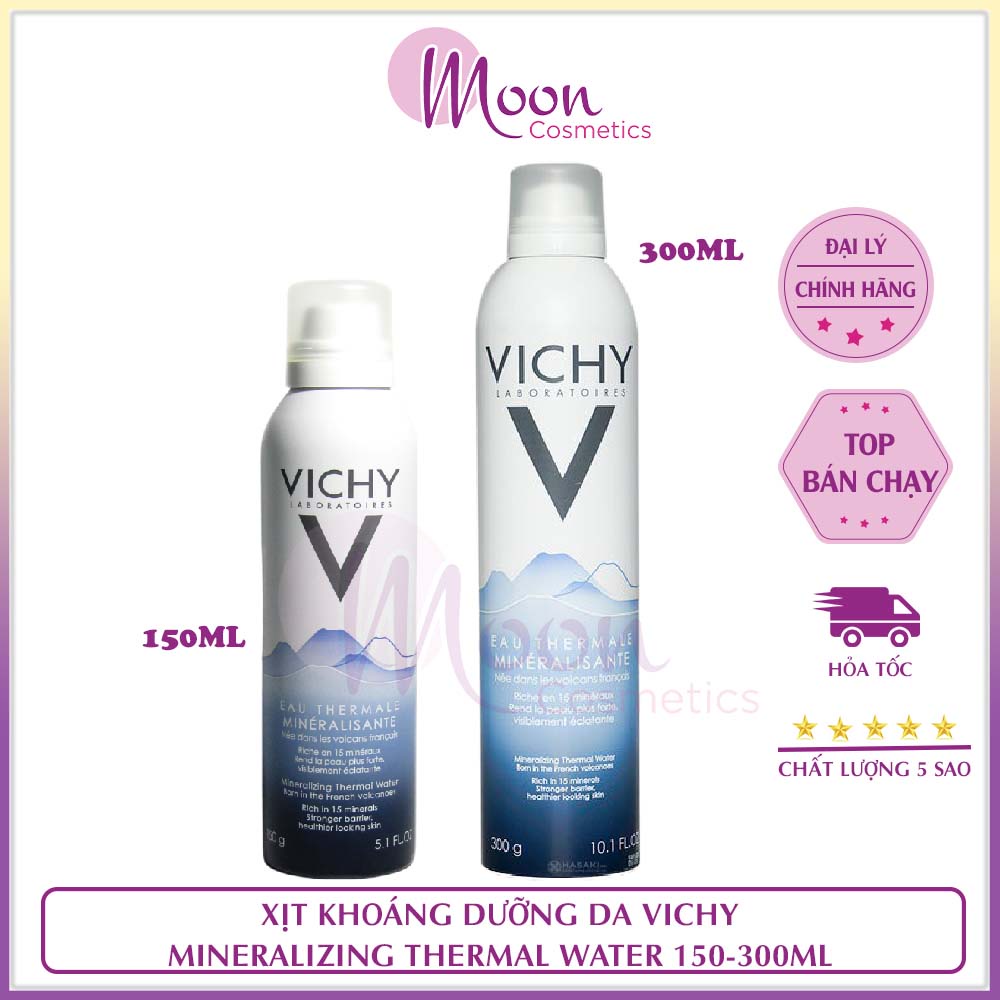 ✅[CHÍNH HÃNG] Xịt khoáng dưỡng da VICHY Mineralizing Thermal Water 150 - 300ml