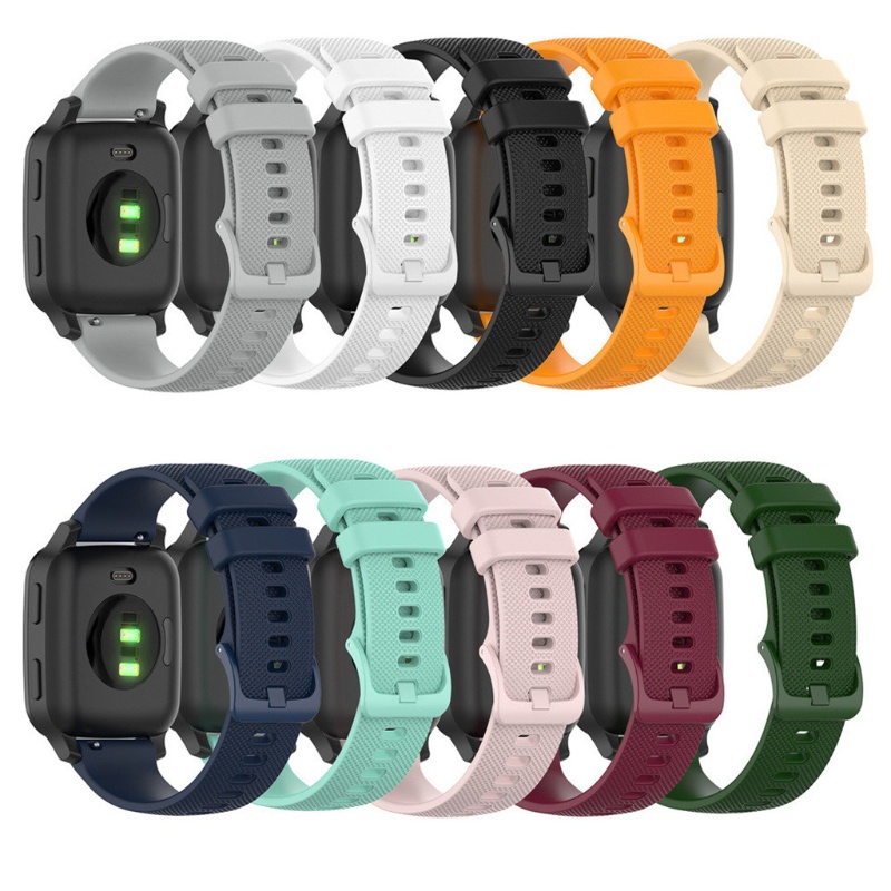 Dây Đeo Silicon 20mm Cho Đồng Hồ Thông Minh Garmin Venu Sq Vivomove Hr Forerunner 245 645 Vivoactive 3