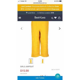 jumpsuit bé gái Best&Less