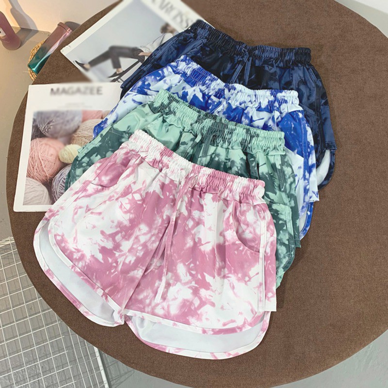 Quần Short Thể Thao Lưng Cao Phong Cách Retro