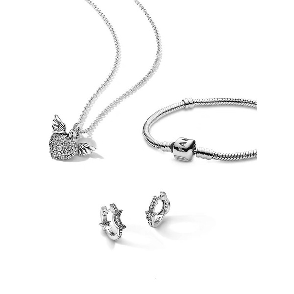 VÒNG TAY PAN ALE MOMENTS MỀM BẠC S925 THUẦN KHIẾT HÀNG CAO CẤP