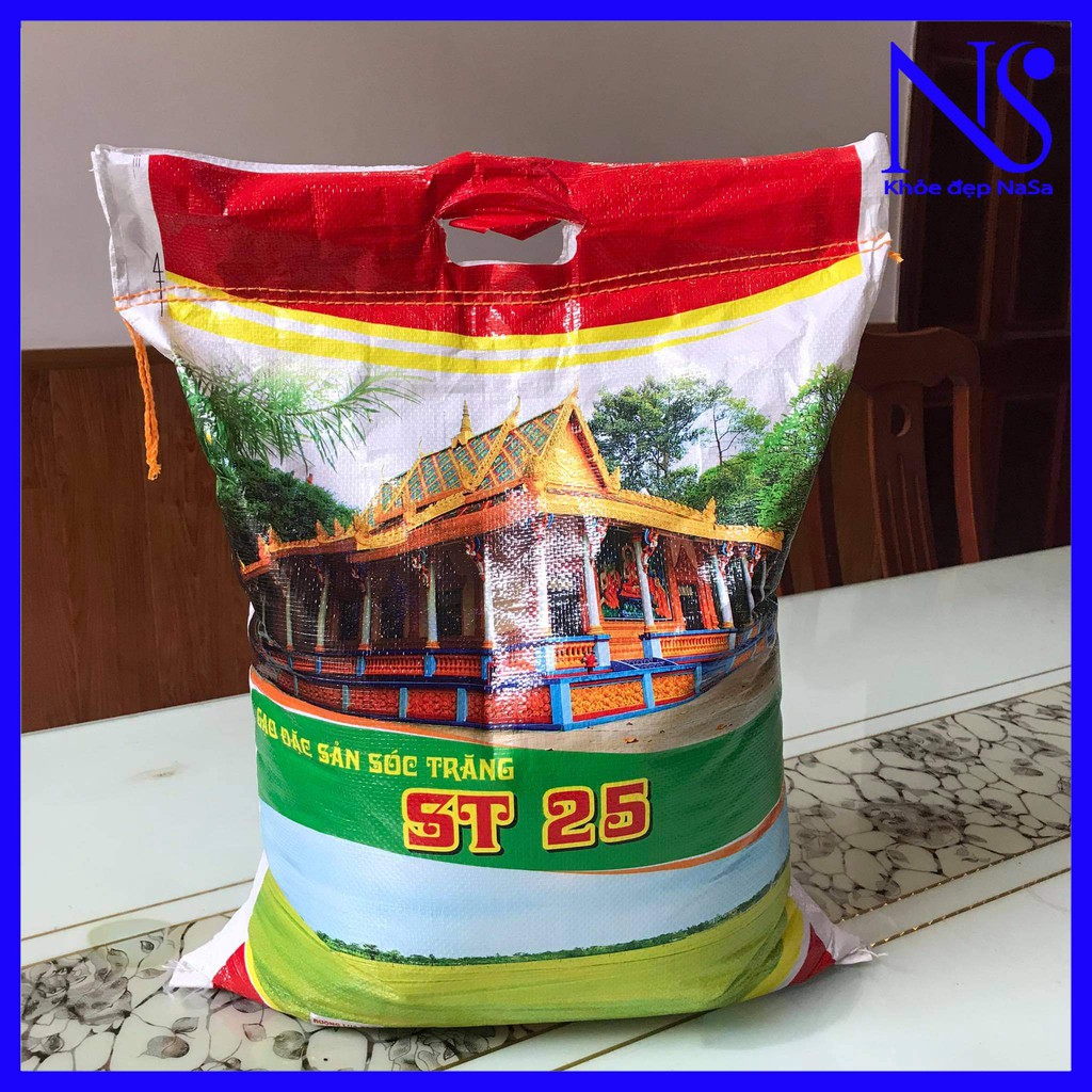 Gạo ST25 - Đặc Sản Sóc Trăng, Gạo ngon nhất thế giới - Túi 5kg