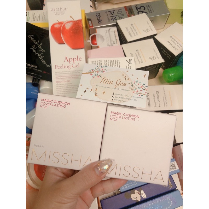 🌸Phấn nước missha Hồng [Chuẩn hãng] + Kiềm dầu, độ che phủ cao, mềm mịn🌸🌸 | BigBuy360 - bigbuy360.vn