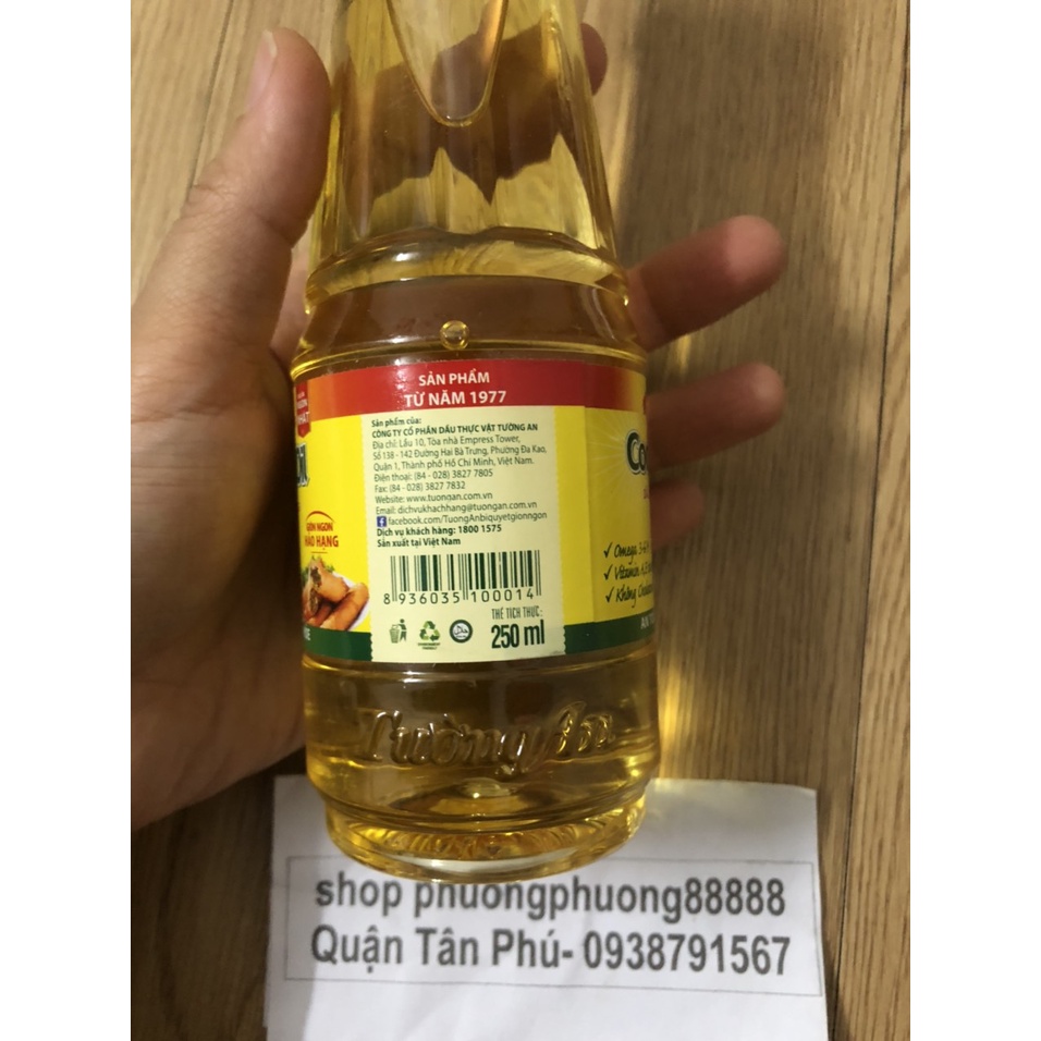 Dầu ăn Tường An Cooking Oil 250ml/ 400ml/ 1Lít