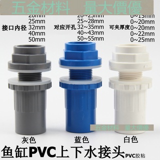 Khớp Nối Ống Thoát Nước Bể Cá Bằng Nhựa PVC Chống Thấm Nước