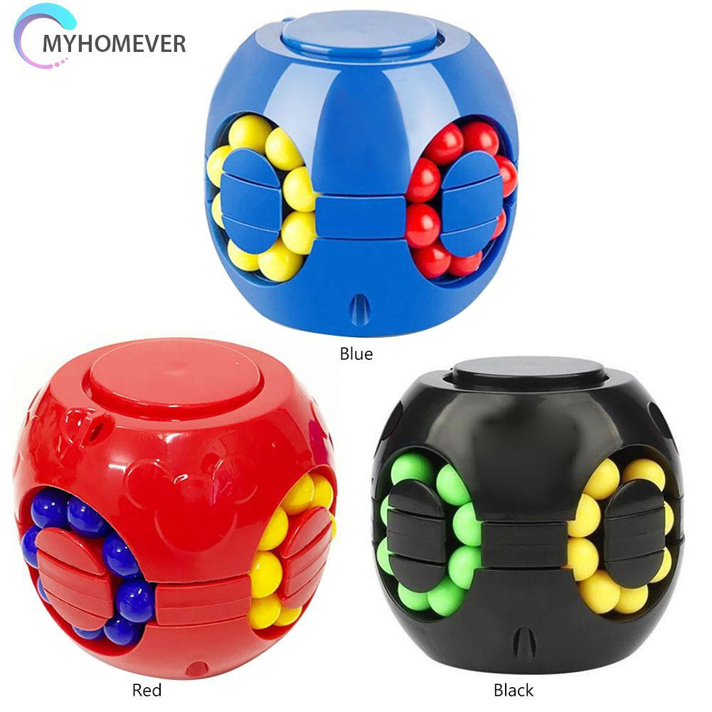Pop It Fidget Đồ chơi Colorful Magic Cube Little Magic Bean Rotating Cube Kids Stress Relief Đồ chơi