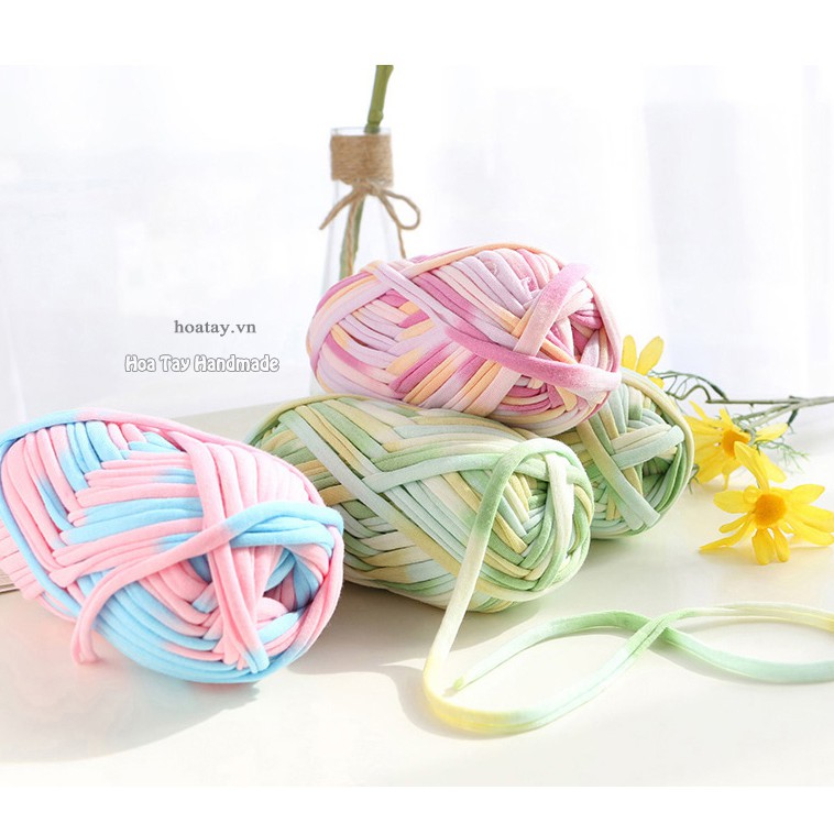 SALE BỎ MẪU - Sợi vải màu loang - T-shirt yarn.