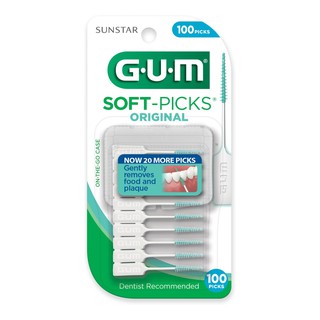 Tăm xỉa răng nha khoa Gum Soft Picks Original 100 cái
