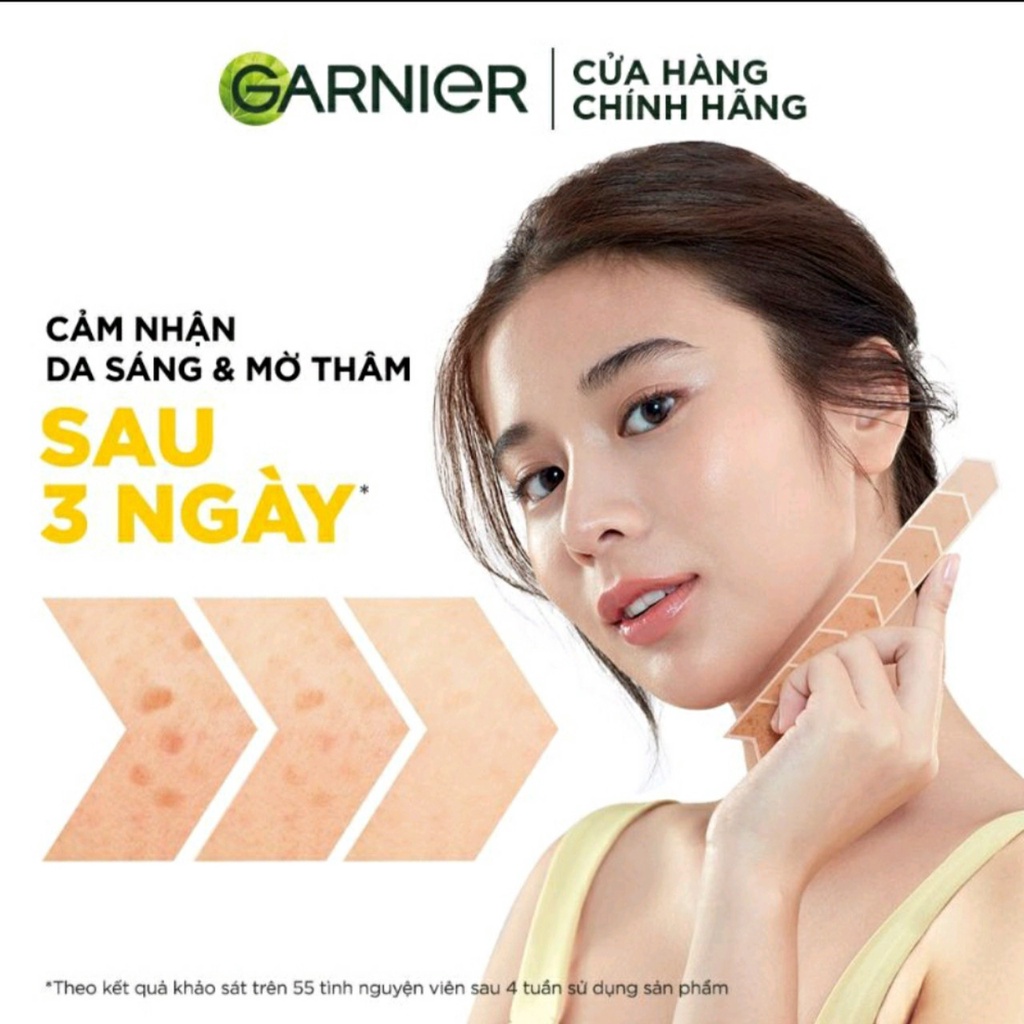 7.5ml- Tinh chất tăng cường sáng da mờ thâm Garnier Complete 30X Vitamin C