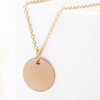 Dây Chuyền Mặt Tròn Titan