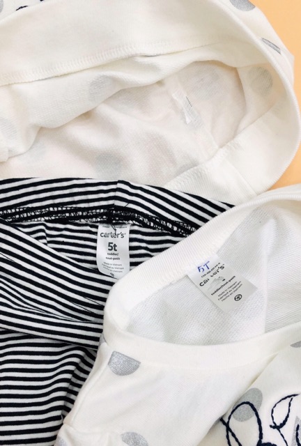 Set Carter dài tay bé gái