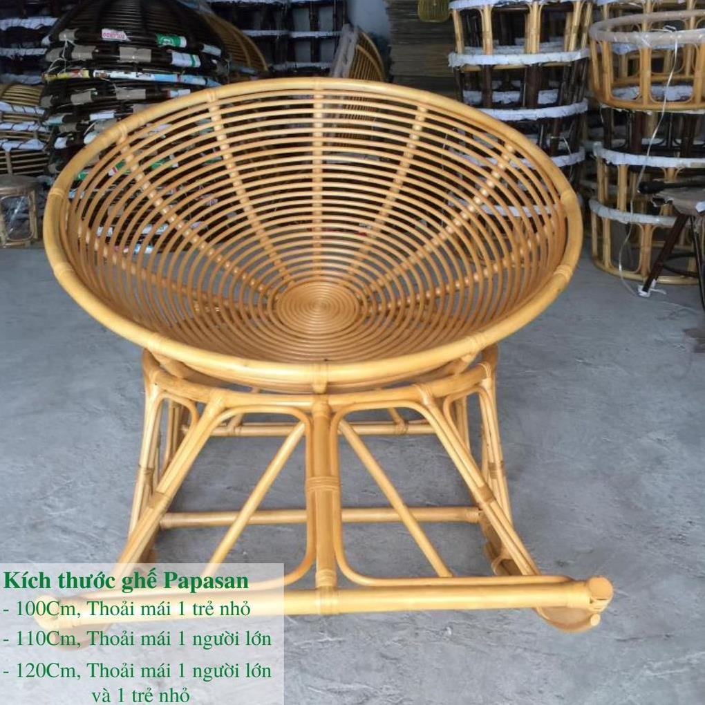 Ghế lười thư giãn bập bênh papasan mây phòng ngủ cho bé, trang trí phòng khách nghỉ ngơi đọc sách / Đà Nẵng