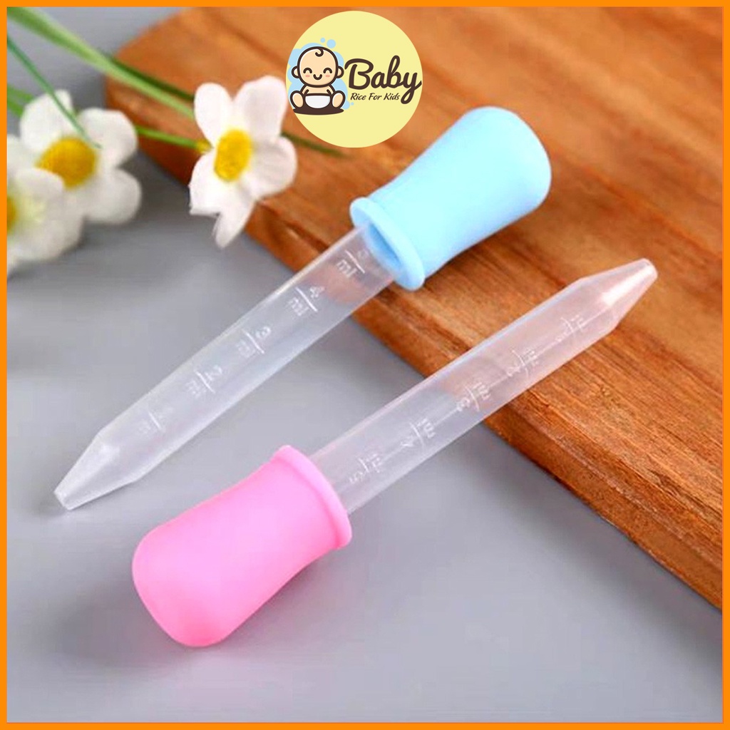 Ống Bón Thuốc Bón Sữa Cho Bé Loại 5ml An Toàn Tiện Dụng Đồ Dùng Mẹ Bé BabyRice 073