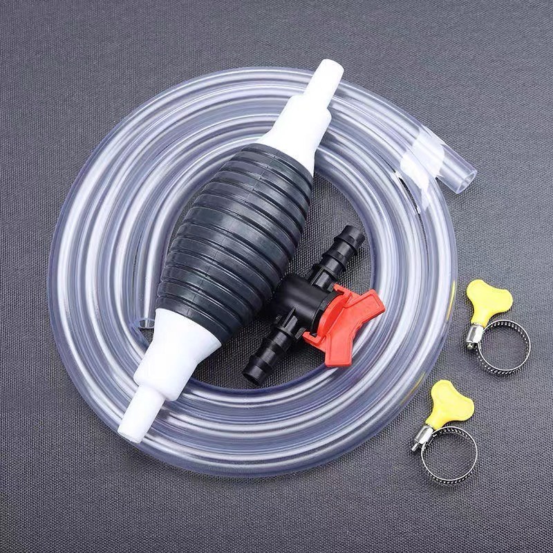 Dụng cụ bơm hút chất lỏng - Ống hút xăng dầu, rượu, thay nước bể cá dạng bóp tay tiện lợi