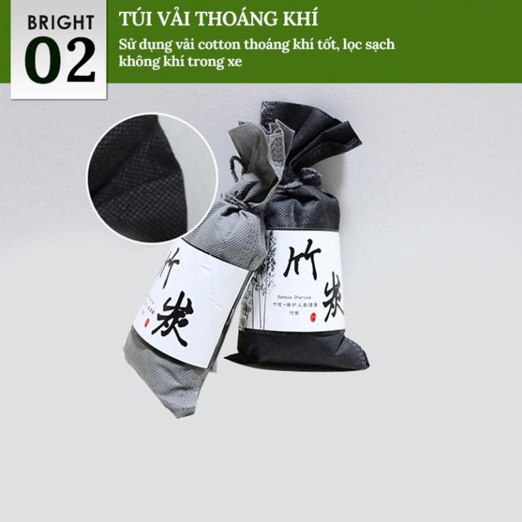 Túi Than Hoạt Tính Khử Mùi Khử Ẩm Mốc Cho Xe Ô Tô Tủ Quần Áo Văn Phòng