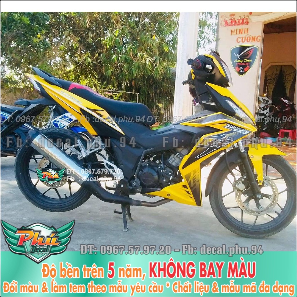 Tem Rời Winner Hayabusa vàng đen (K) -1