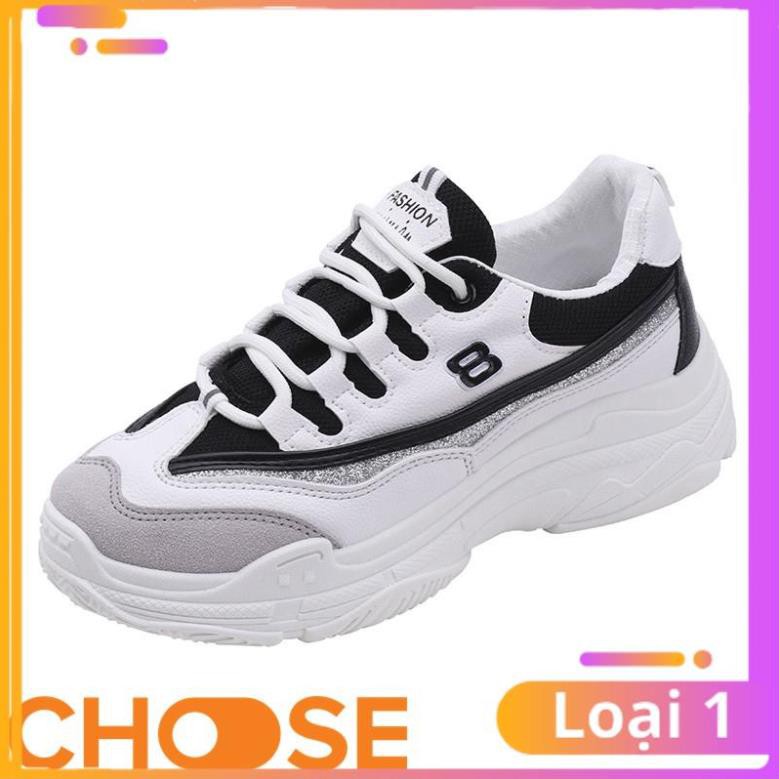 [Bản Mới Nhất] Giày Nữ Sneaker Choose Độn Đế ULZANG Thể Thao Tăng Chiều Cao Phối Màu Cá Tính G2902 | BigBuy360 - bigbuy360.vn