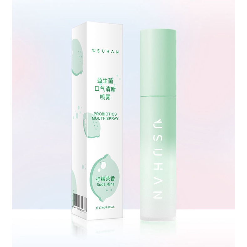 Lọ xịt thơm miệng mùi hương trái cây loại bỏ mùi hôi nhỏ gọn tiện lợi