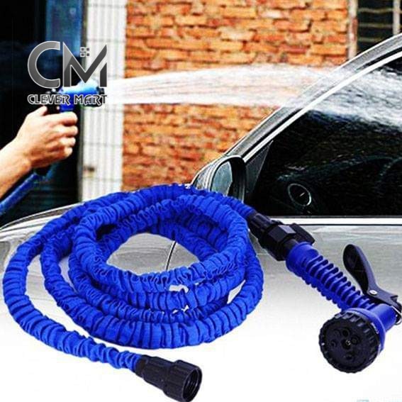 Vòi xịt đa năng giãn nở 3 lần, dài 15 mét giãn nở 5m đến 15m (Xanh dương)