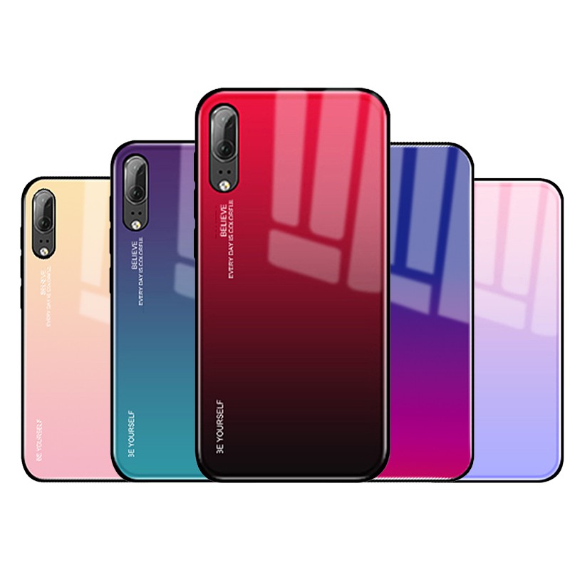 Ốp lưng kiêm kính cường lực dùng cho Huawei Nova 3e/3i/2i Mate 20 Lite