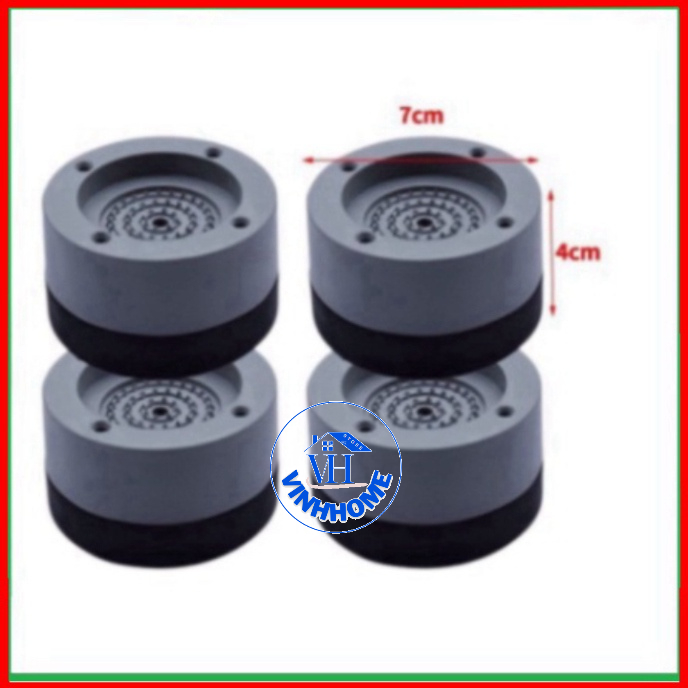 Hộp 4 cao su chống rung chống ồn cho máy giặt