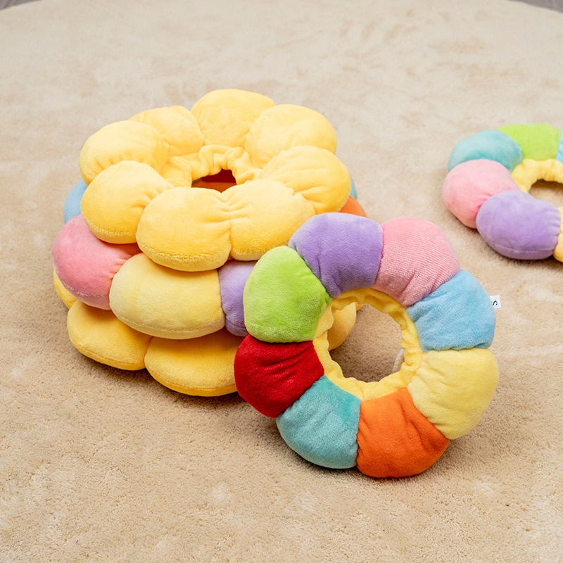 Vòng Cổ Elizabethan Hình Hoa Hướng Dương Chống Trầy Chống Liếm Bảo Vệ Vết Thương Có Thể Điều Chỉnh Cho Thú Cưng