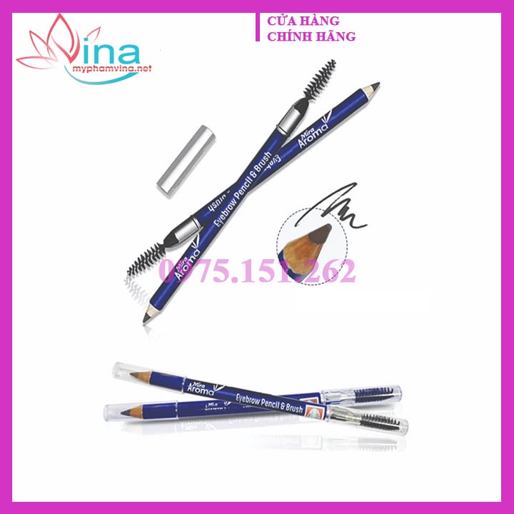 CHÌ KẺ MÀY MIRA AROMA EYEBROW PENCIL & BRUSH DELUXE