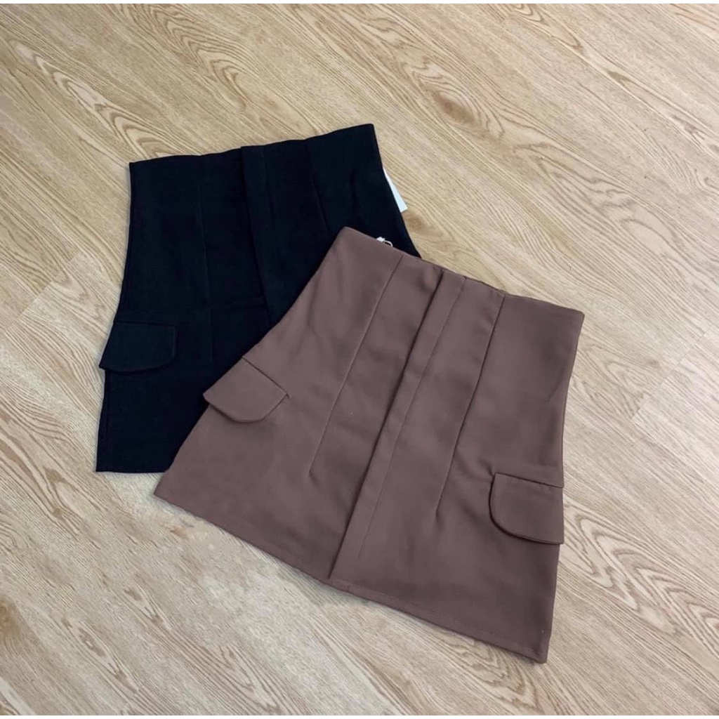 CHÂN VÁY CHỮ A CẠP CAO TÚI SƯỜN 🌺PHONG CÁCH HÀN QUỐC🌺  DÁNG ĐẸP CHẤT KHÔNG XÙ LÔNG | BigBuy360 - bigbuy360.vn
