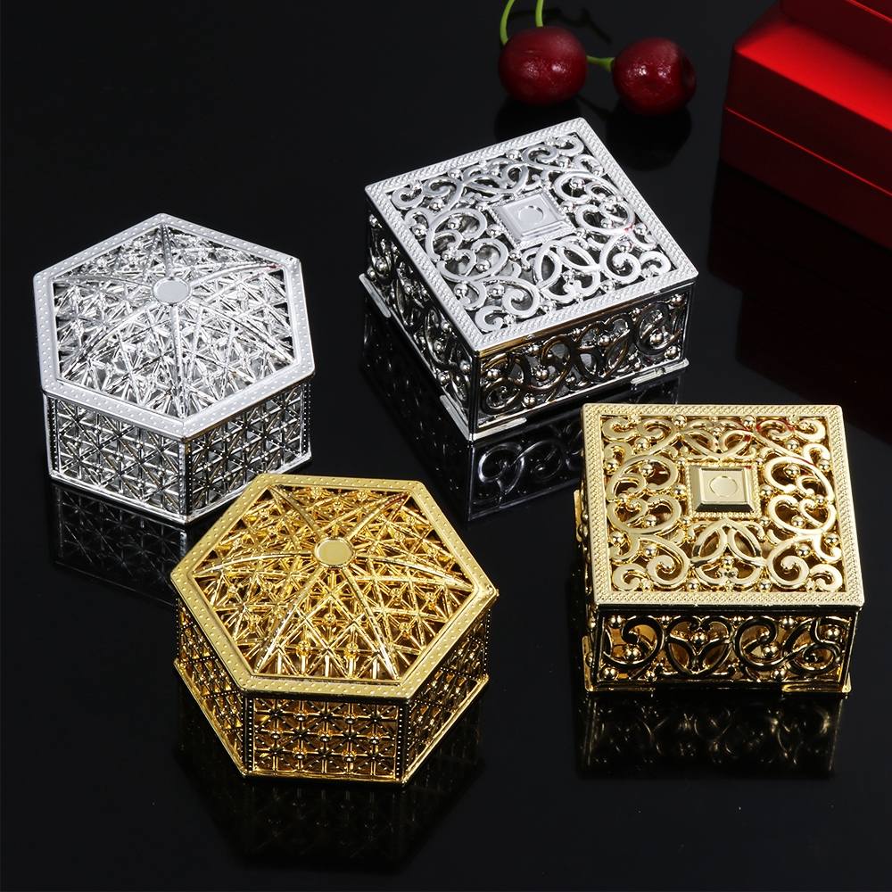 Set Hộp Giấy Đựng Kẹo Quà Tặng Phong Cách Cổ Điển