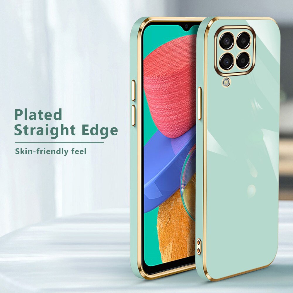 Ốp Điện Thoại Silicon Chống Sốc Mạ Viền Cho Samsung Galaxy M33 5G 2022 6.6" Sumsung M