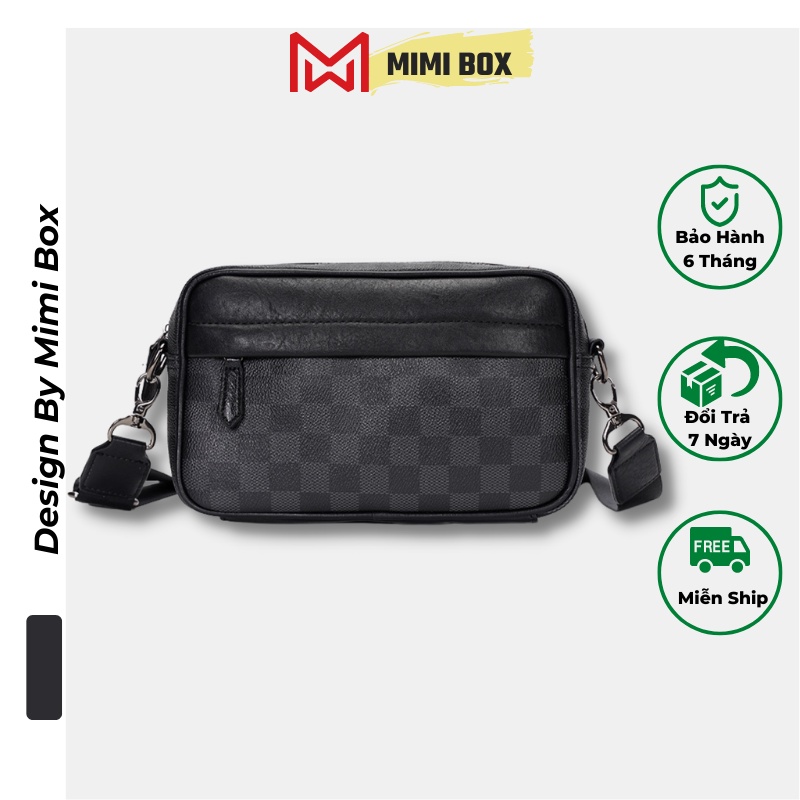 Túi Đeo Chéo Nam Da PU chống nước chống trầy cao cấp - MIMI BOX