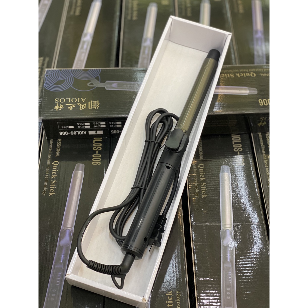 Máy uốn tóc chuyên nghiệp AIOLOS 006 màu đen - Đủ size