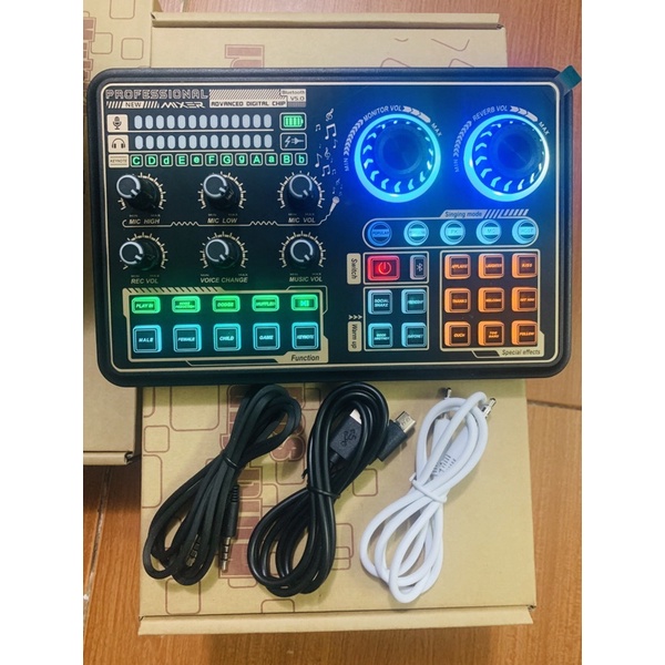 Soundcard K600 auto tune bản cao cấp thu âm livestream cực hay