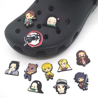 Yt3 Giày Crocs Hoạt Hình Demon Slayer Charms Tanjiro Nezuko Jibbitz DIY Trang Trí Giày Crocs TY3
