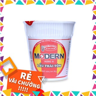 💖DATE MỚI💖 Mì Modern vị lẩu Thái tôm ly 65g