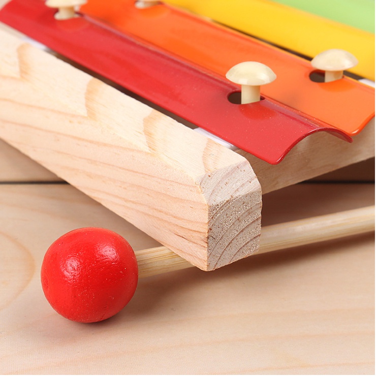 Đồ Chơi Gỗ Đàn Gõ Nhạc 8 Thanh Cho Bé - Đồ Chơi Gỗ Thông Minh &amp; Giáo Dục Giúp Bé Phát Triển