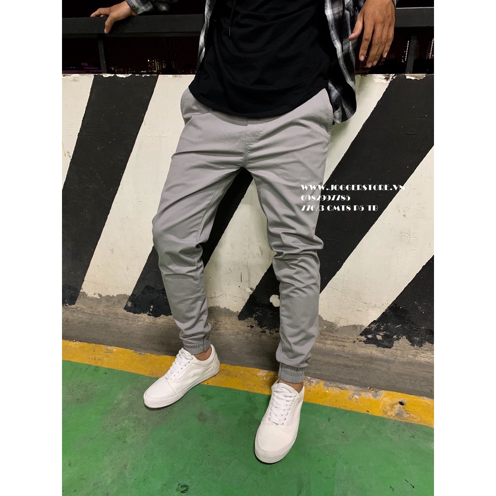 QUẦN JOGGER KAKI CO GIÃN FORM DENIM