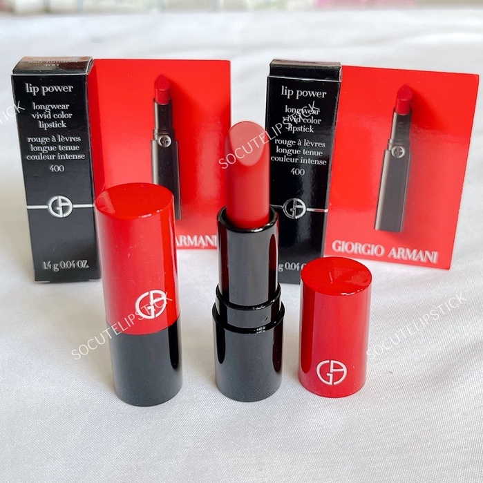 Son Giiorgio Armani Lip Power Longwear Vivid Color Lipstick Mini 1.4g #400