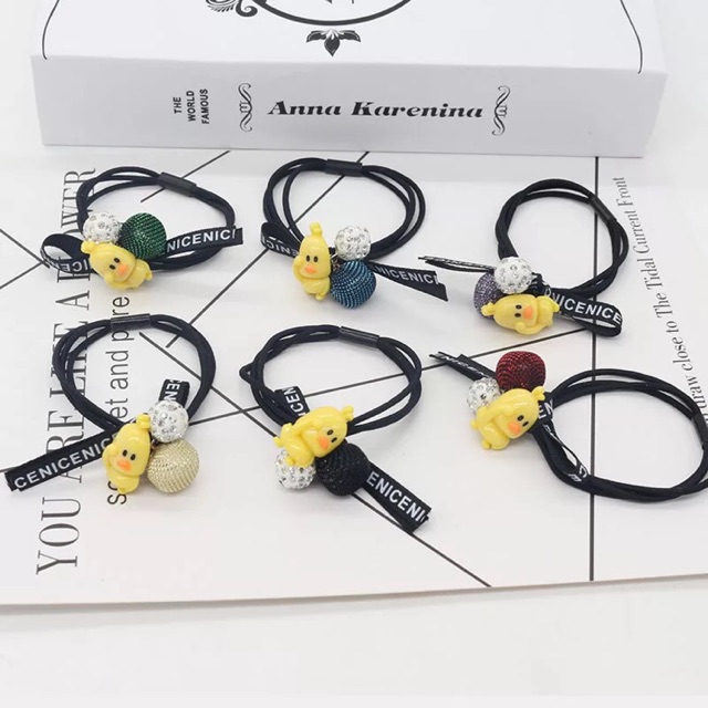 Dây buộc tóc vịt con phong cách Hàn Quốc HC16