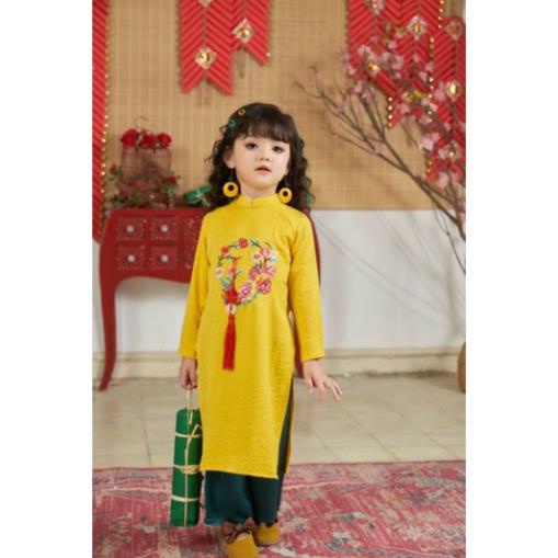 🥰 Sét áo dài cách tân mẹ bé đẹp sang